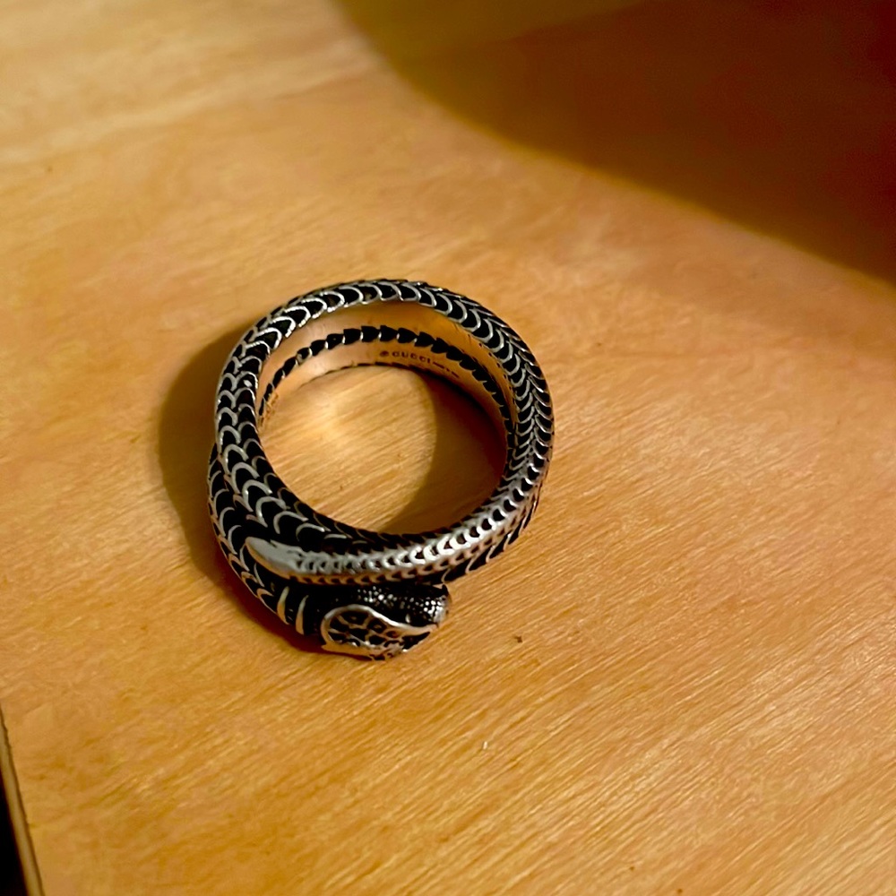 Mens Gucci ring size 10